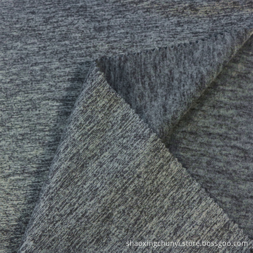 100% Polyester gedrehtes Fleece One Side gebürstete Stoff